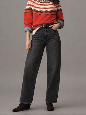 Anthropologie Pistola Wes Barrel Leg Caviar Jeans